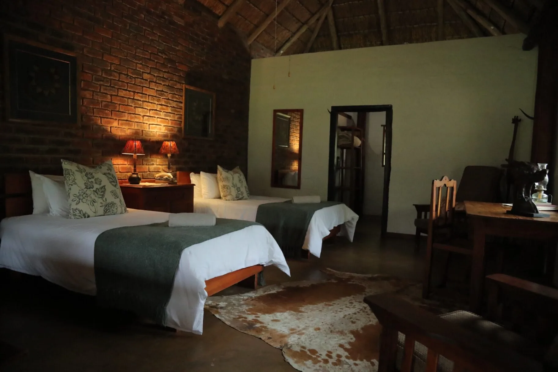 Lodge twin room, second view