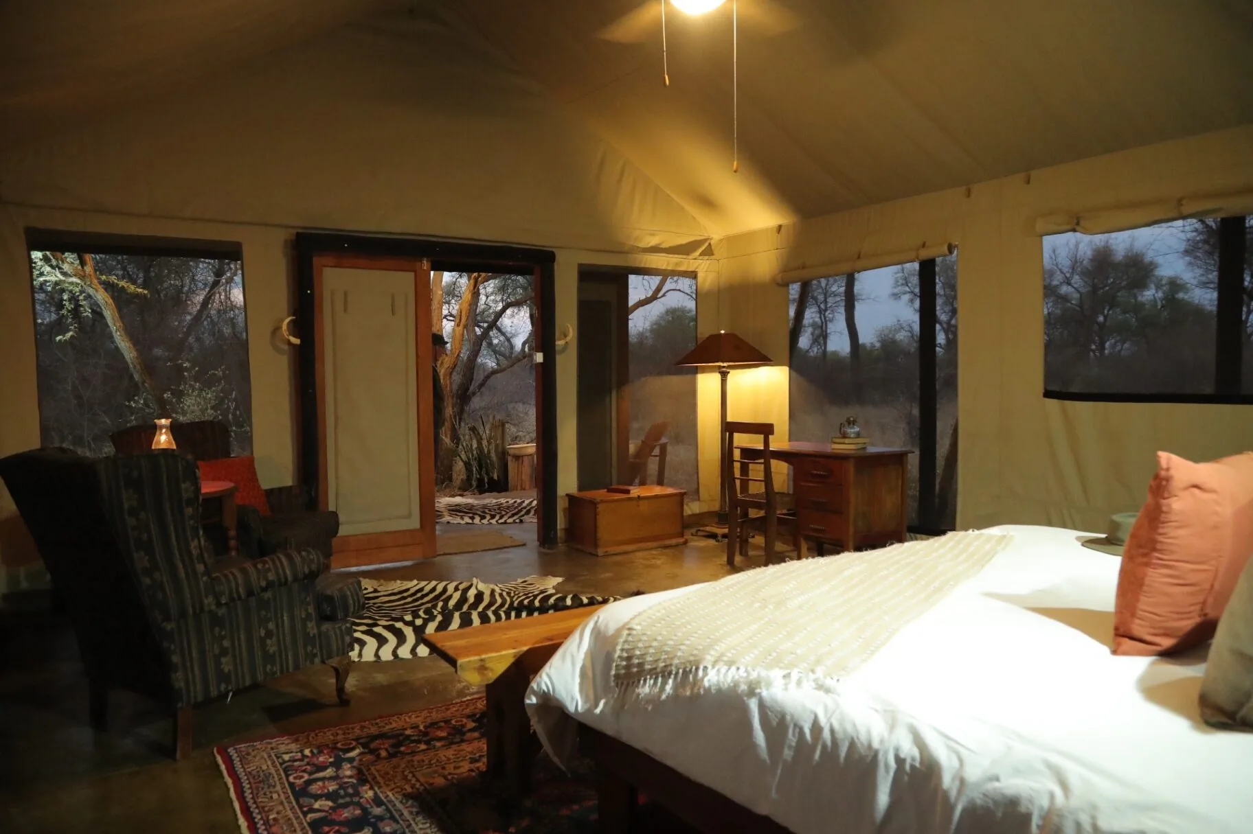 Buffalo Tented Camp interior