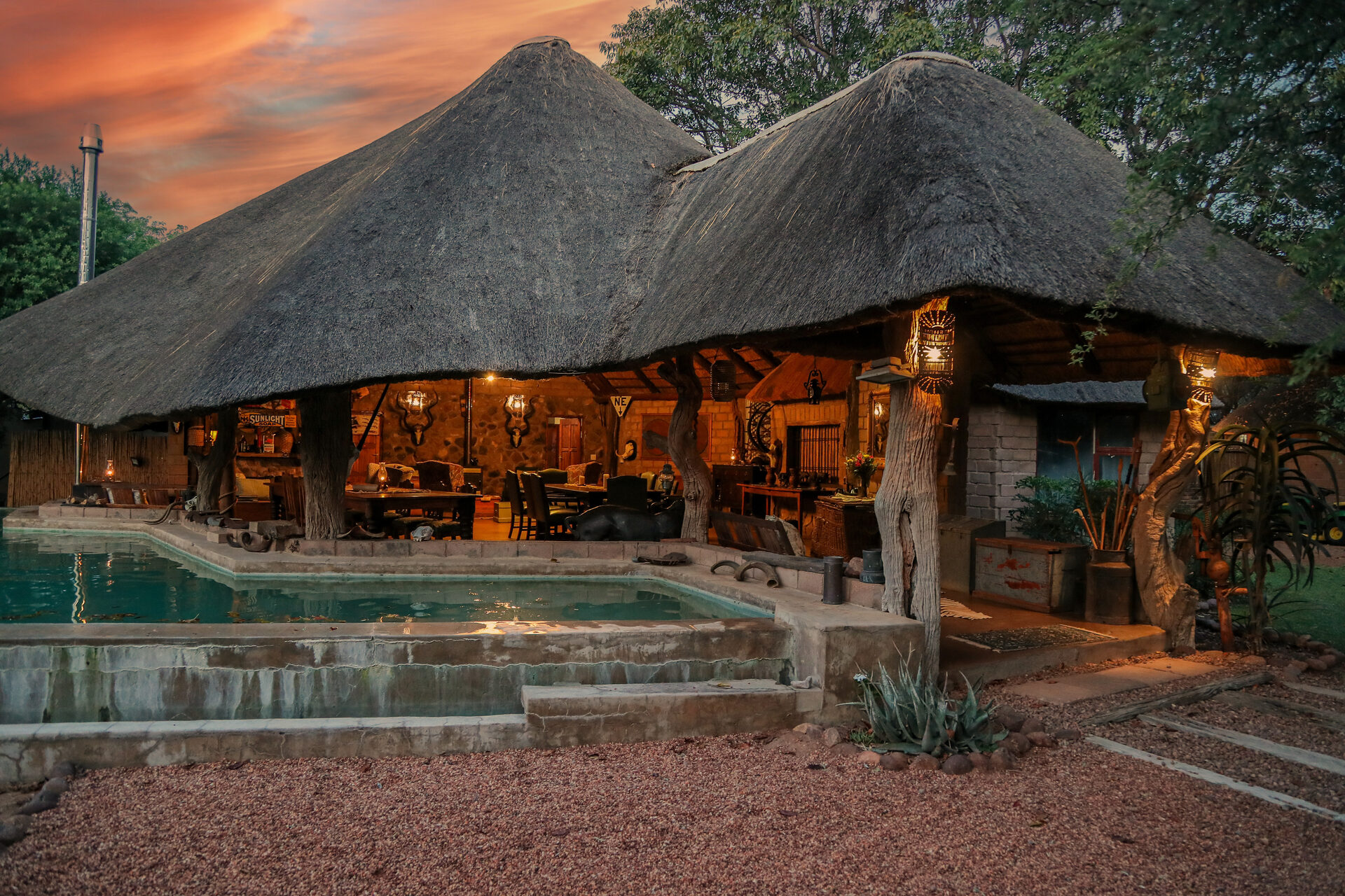 Marula Game reserve — wildlife and landscape