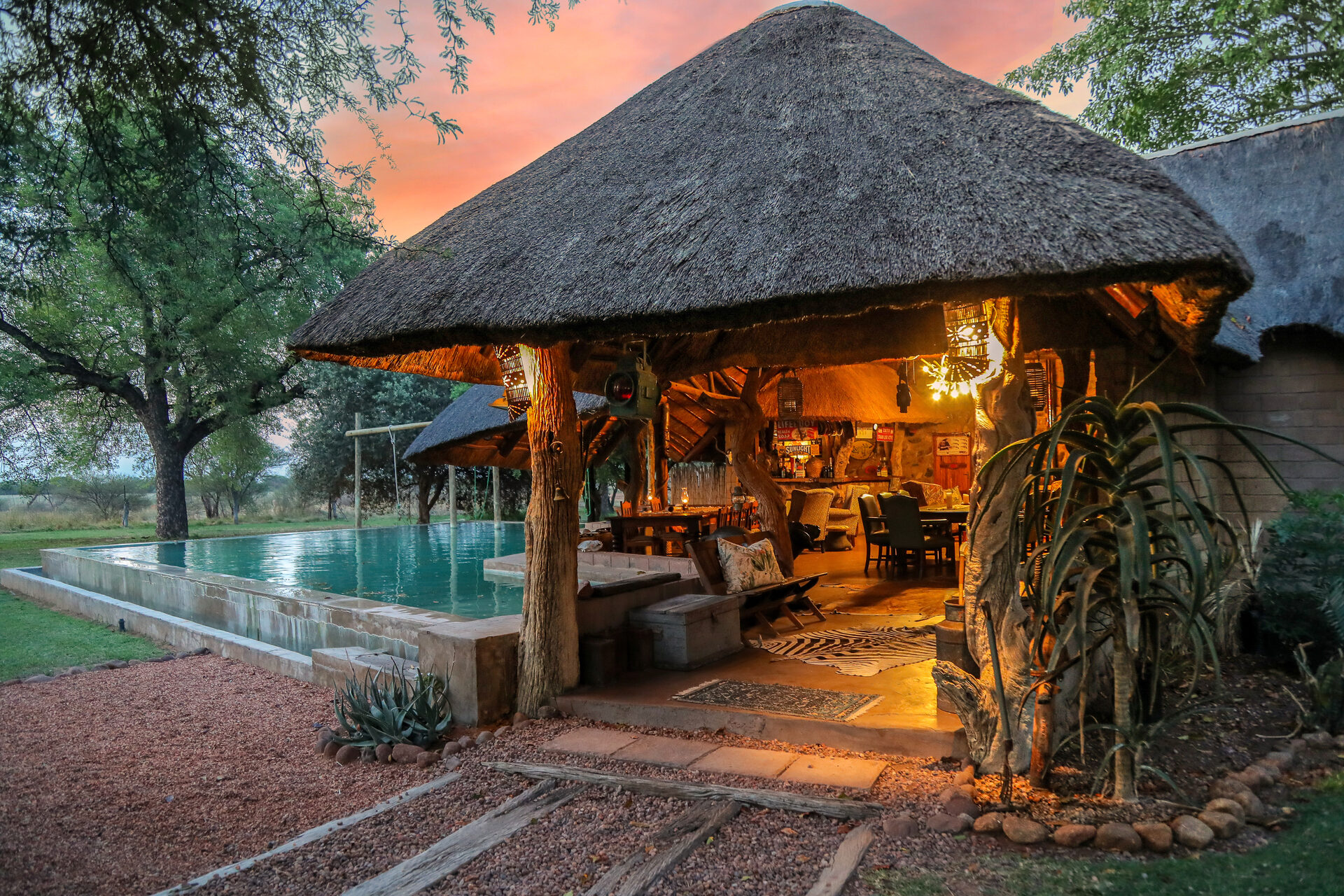 Marula Game reserve — wildlife and landscape